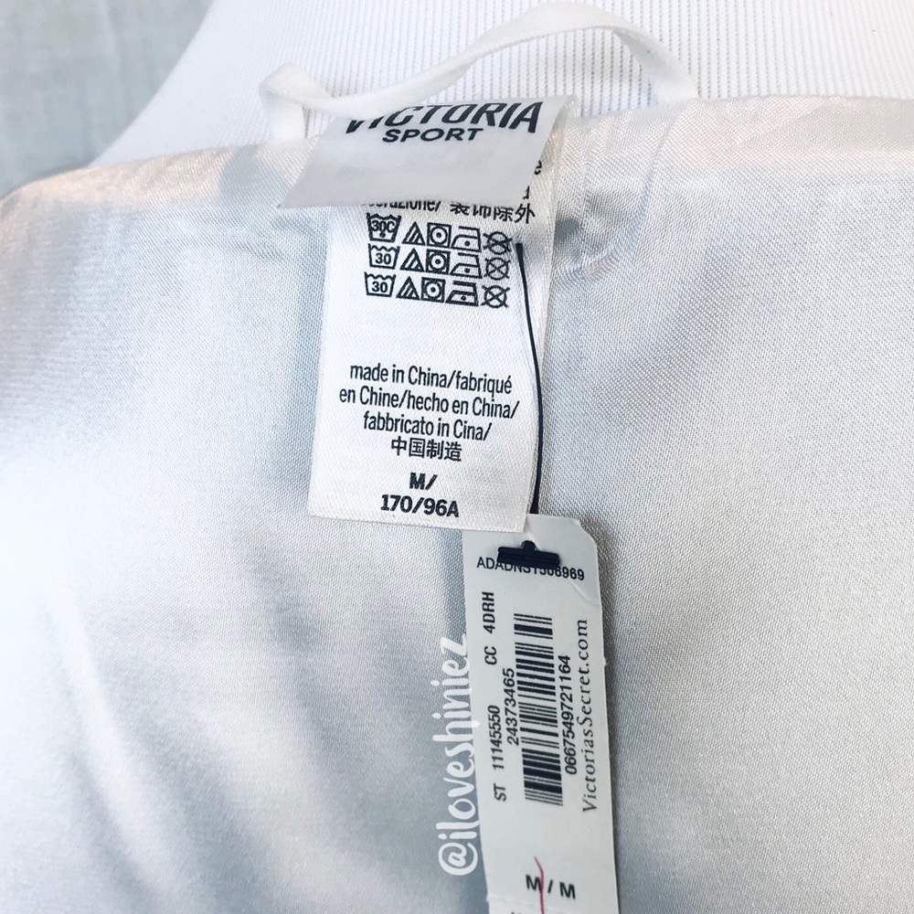 •Victoria's Sport• Fluffy Bomber Jacket M - Picture 9 of 11